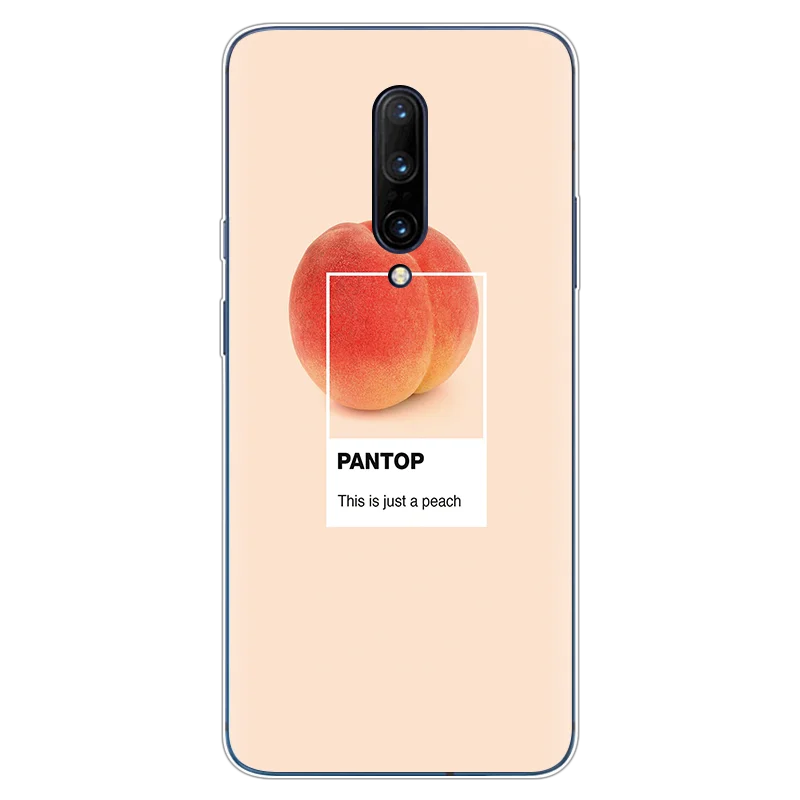 Прозрачный волнистый персиковый чехол для телефона Oneplus 8 7T 7 Pro 6 6T 5 5T 3 Мягкий ТПУ