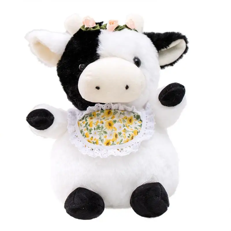 

2020 New Cute Cartoon Gentleman Cow Lady Cow Doll Cow Plush Toy Cow Year Mascot Cute Children's Plush Toys Christmas Toys Gifts