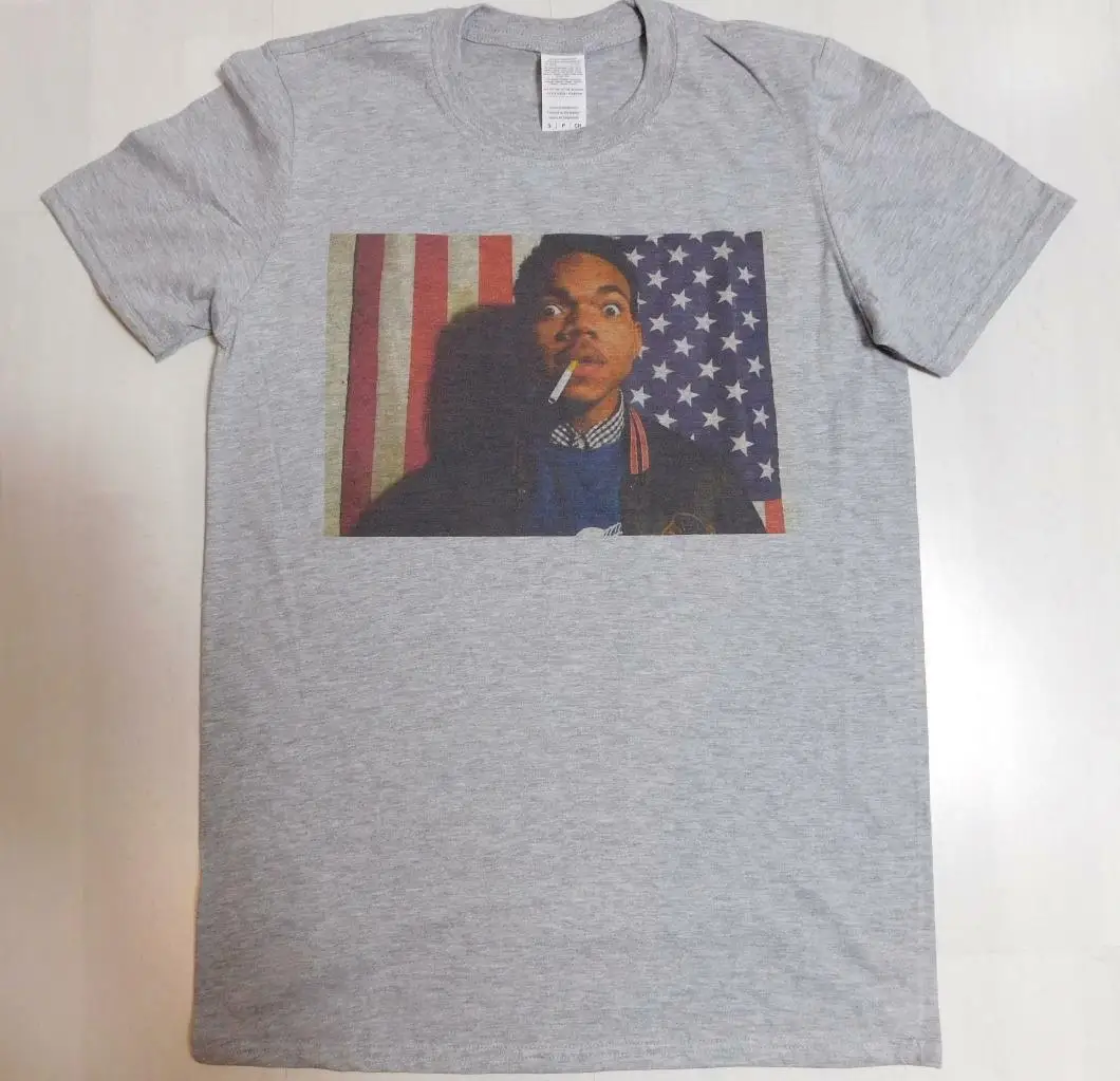 Chance The Rapper серая футболка Размер s xxxl раскраска книга кислотный рэп будущее j. cole