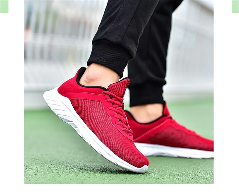 PEAK Men Running Shoes Low-cut Lightweight Woven Non-slip Casual Shoes Reflective Night Running Sneakers Autumn Winter Footwear