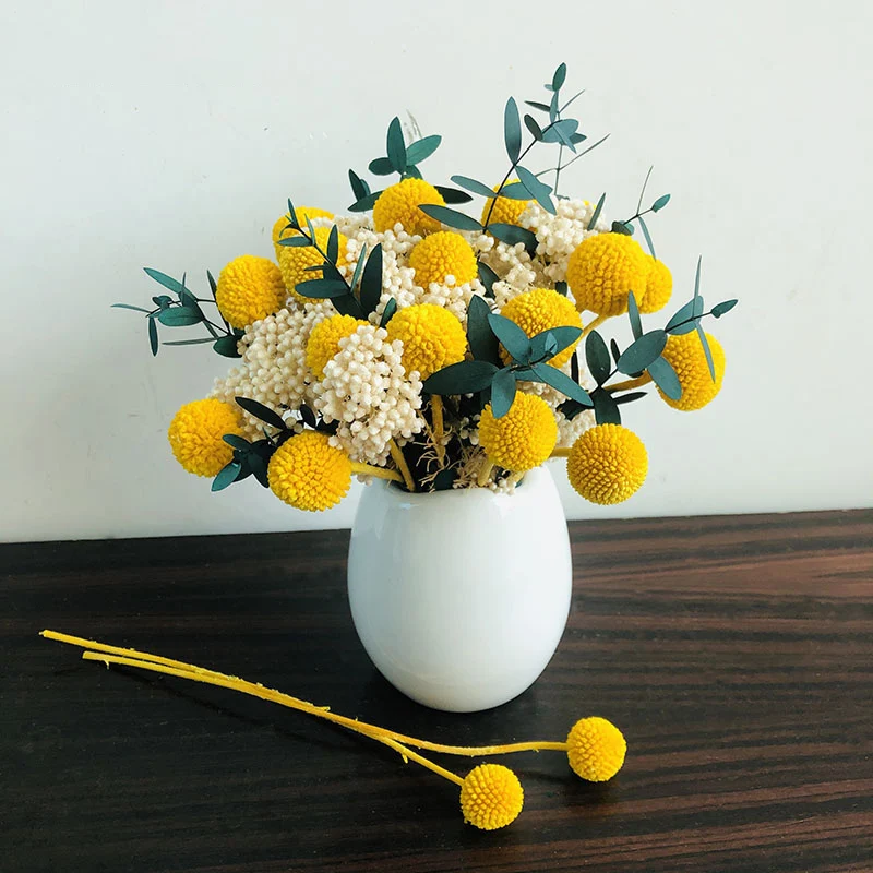 

1 Bunch Natural Dried Flower Eucalyptus Bouquet Home Wedding Party Decor Festival Ceremony Ramos De Novia Flores Deshidratada