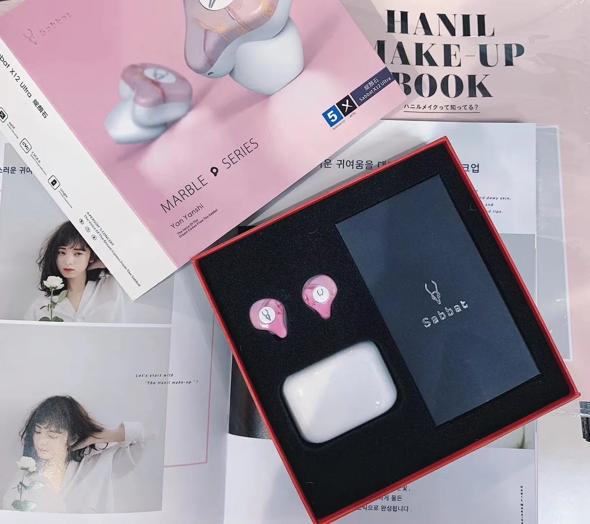 Sabbat X12 Ultra Marble Series True Wireless Earbuds Bluetooth 5.0 TWS Hifi Earphones with FREE Case | Электроника