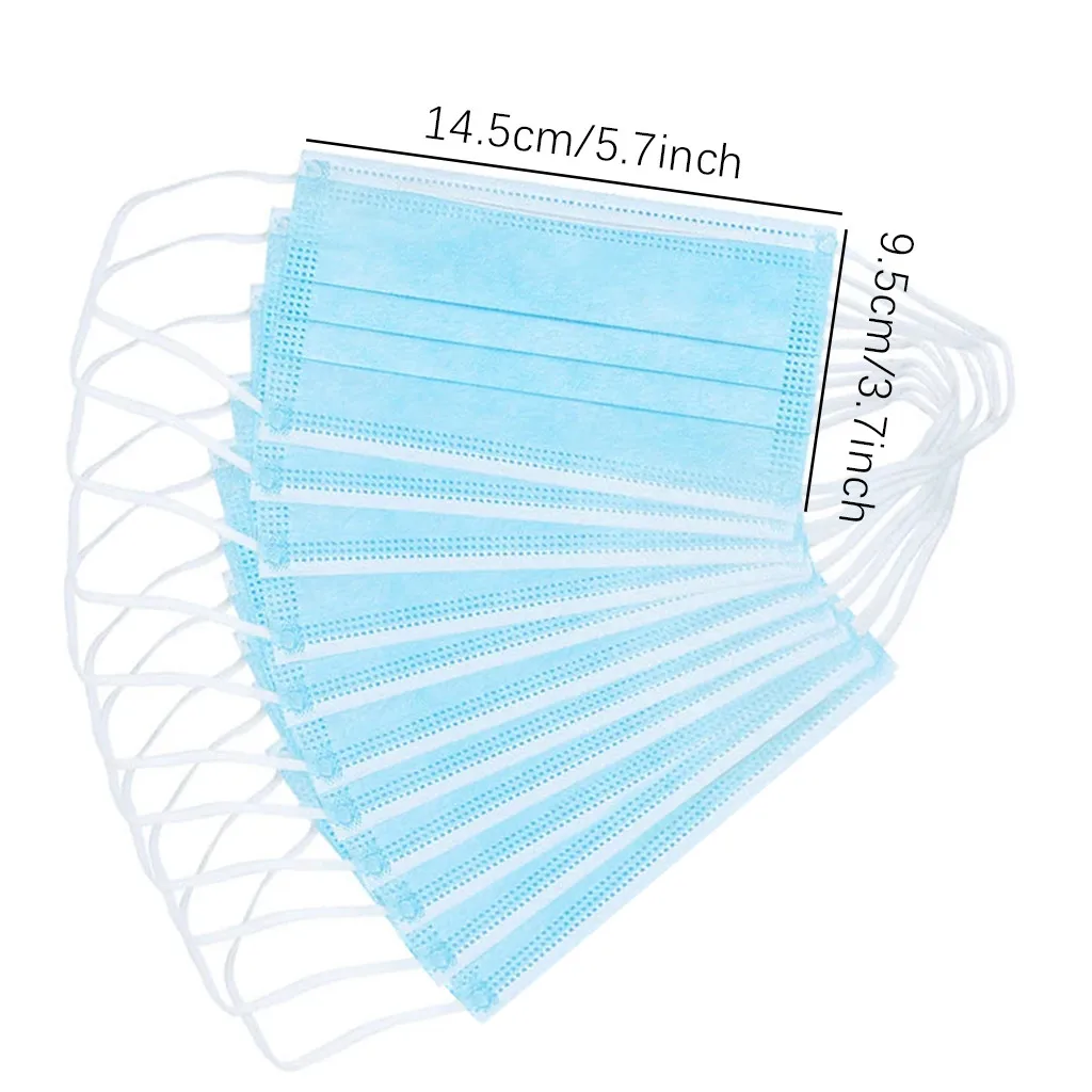 

50Pcs Child Kids Disposable Mask Cute Print Mouth Mask Mascara Face Mask Fashion 3Ply Ear Loop Masks mascarilla