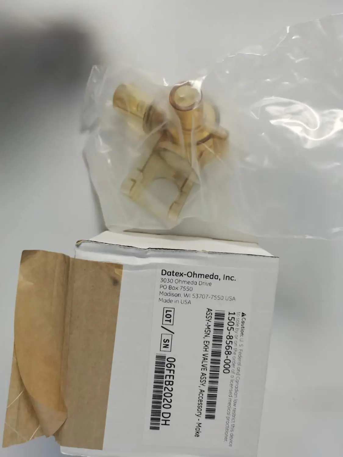 1505-8568-000 Assy-msn Exh valve assy для Ge Datex Ohmeda новый оригинальный |