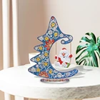 Хрустальные рождественские фотообои, рождественские украшения, набор для алмазной живописи сделай сам, фотообои 24x30