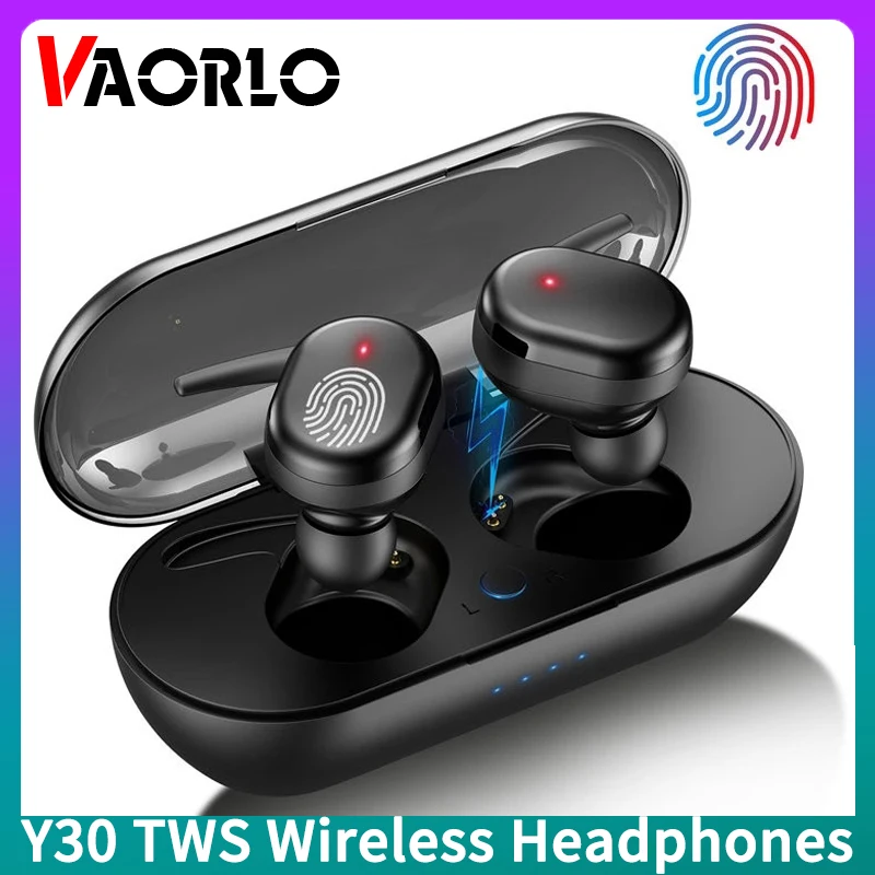 

Беспроводные наушники Y30 TWS, настоящие стереонаушники с шумоподавлением, с сенсорным управлением, Bluetooth, наушники Hifi, спортивные наушники