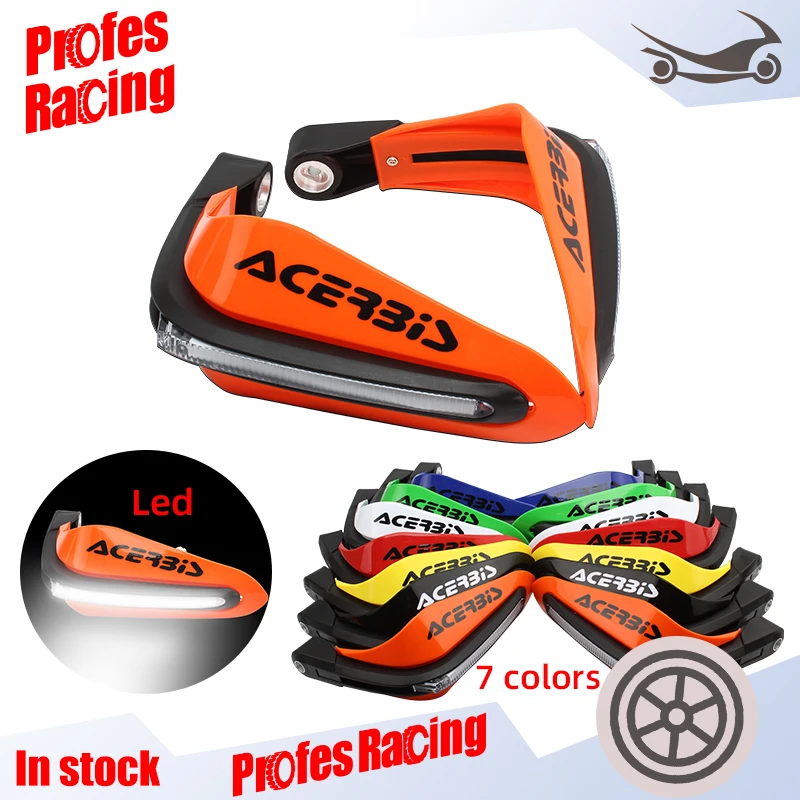 

Motorcycle LED Hand Guards Dirt Bike Handguard For Moto APRILIA PEGASO 650 SXV SR 150 RSV RSV4 RS50 TUONO V4 RS 125 SR 50 RS 50