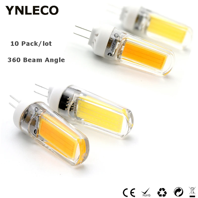 

10 Pack G4 LED Dimmable Bulb 3W G4 LED Lamp COB Luz Bombillas Light Lampe Ampoule 220V 110V 4000K Replace 20W Halogen Chandelier