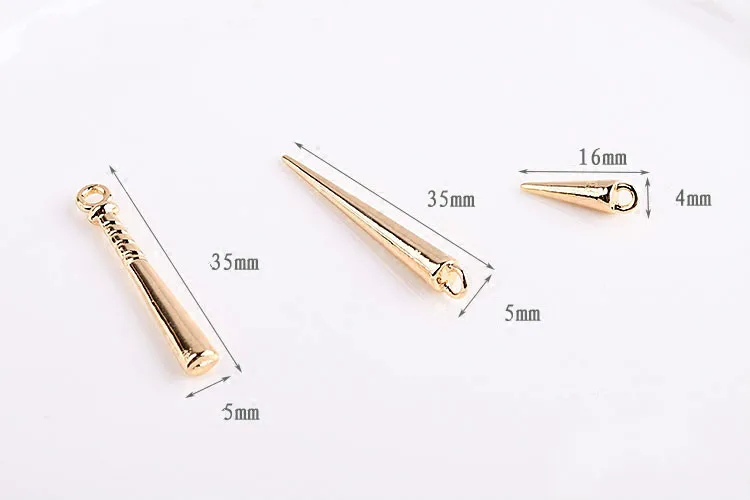 Сплав геометрические конические дисковые двойные подвесные аксессуары сделай