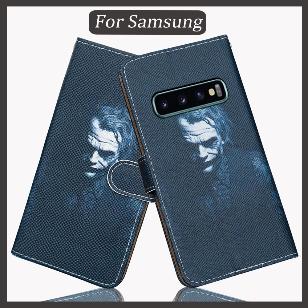 Чехол книжка с бумажником для samsung galaxy S10 Lite S9 S7 EDGE S5 S6 S8 чехлы телефонов Plus|Бамперы|