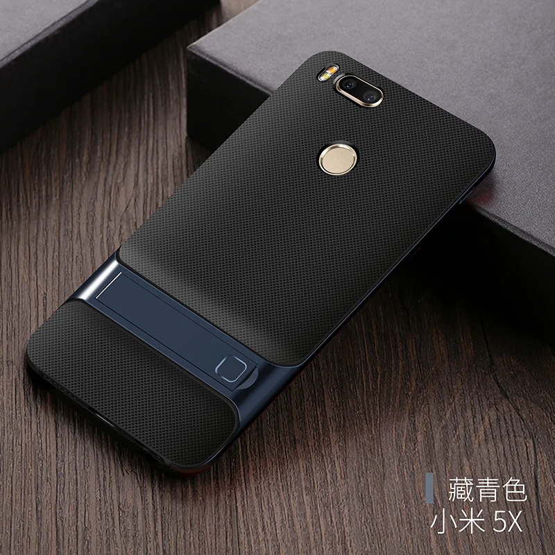 Чехлы на заднюю крышку мобильного телефона для Xiaomi mi 5X mi A1 Xiao mi 5X mi A1 силиконовый чехол 3D Kickstand 360 Защитный Чехол Броня Coque - Цвет: Royce Navy