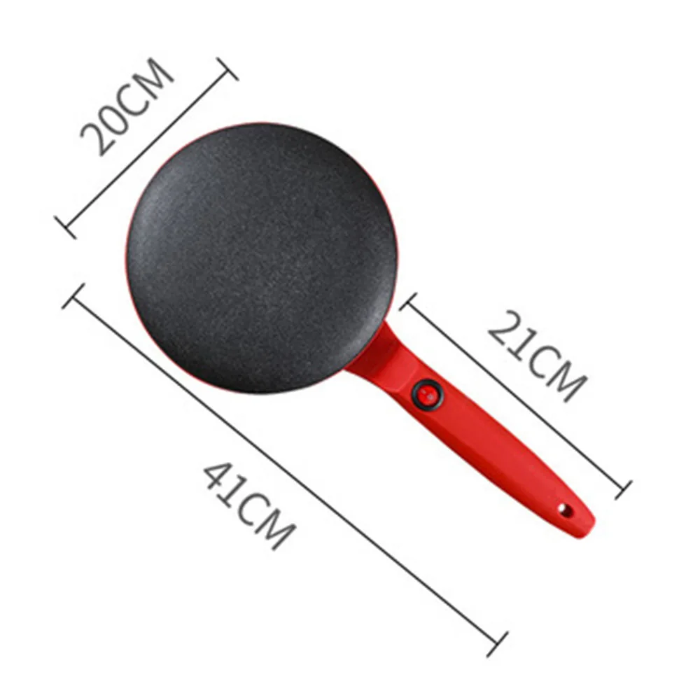 Electric Crepe Maker 220V Pizza Pancake Machine Non-Stick Griddle Baking Pan Cake Kitchen Appliance Cooking Tools | Бытовая техника