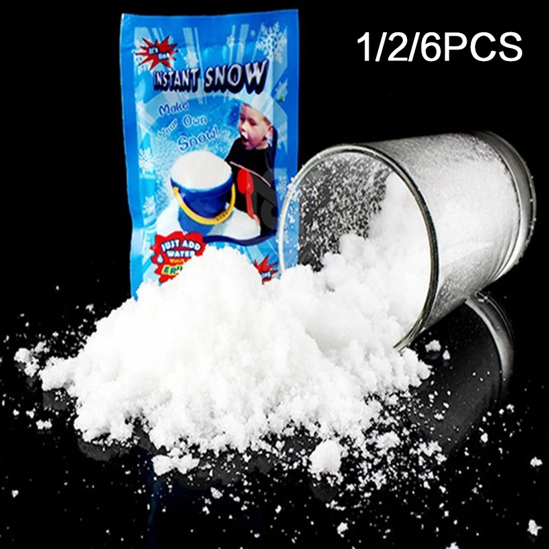 1 пакет Холодное сердце с изображением снежинок искусственный снег Instant Snow Powder