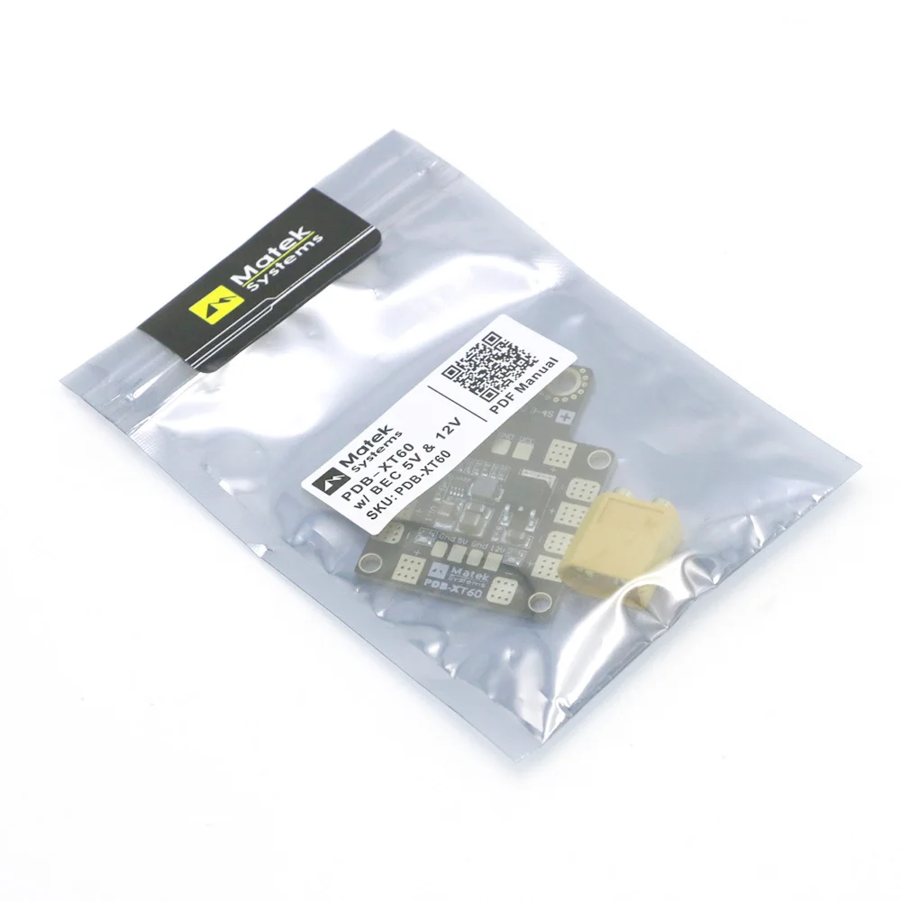 Matek системы PDB XT60 W/ BEC 5V &amp 12V 2oz медь для радиоуправляемого вертолета FPV