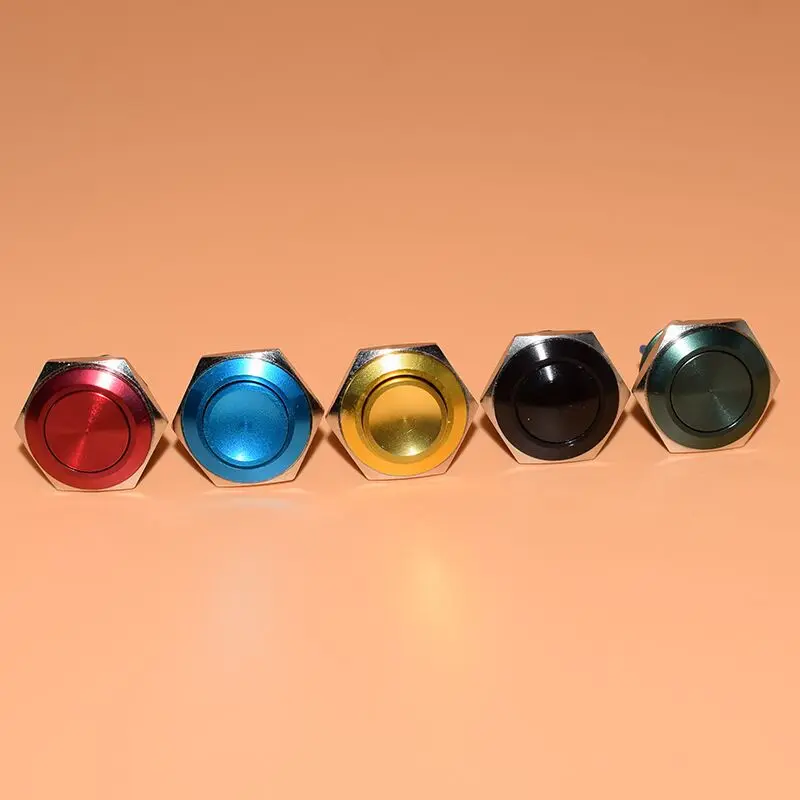 Металлический кнопочный переключатель 16 мм с кнопки сброса|Выключатели| |