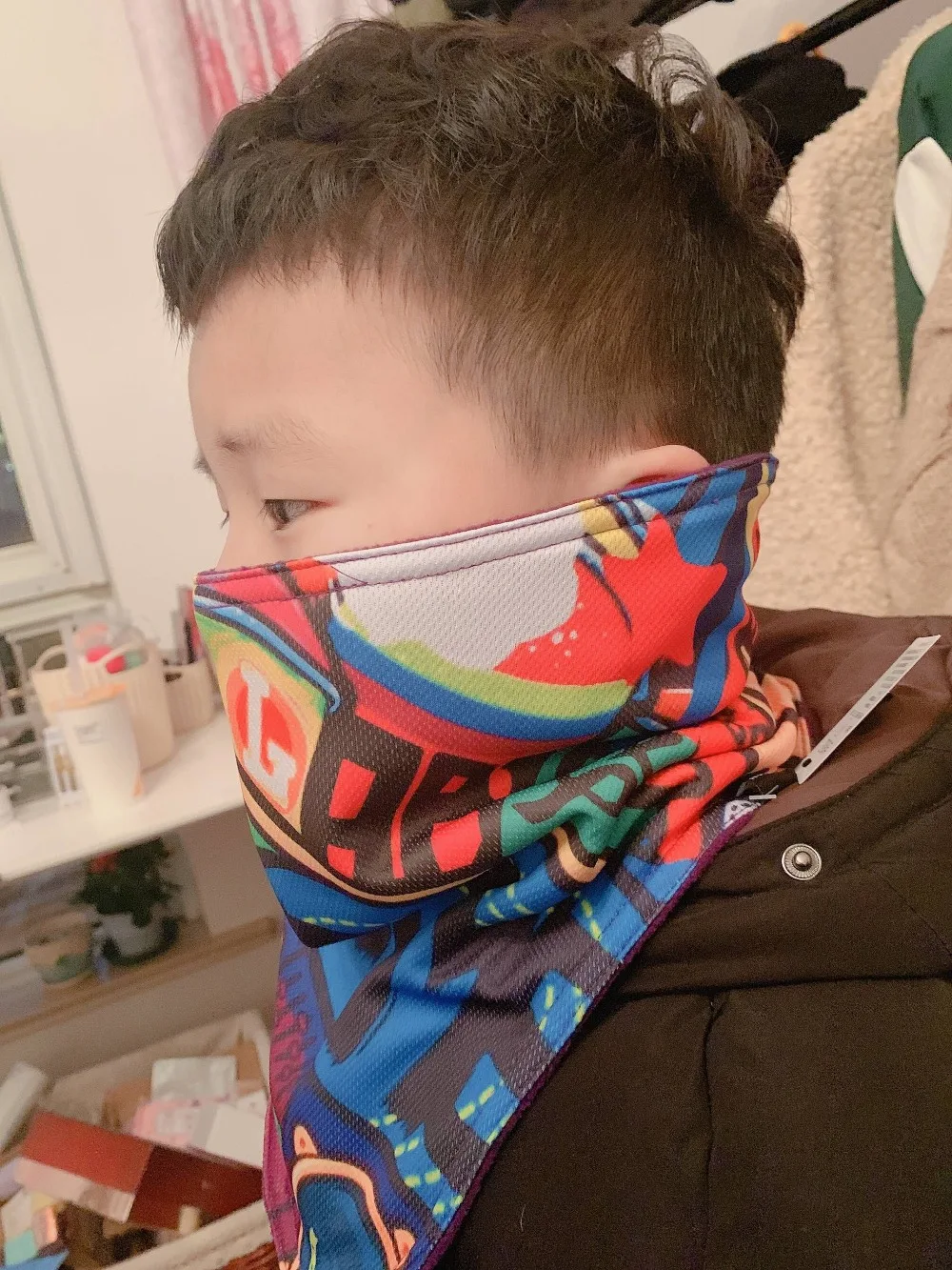 Adult Ski bicycle Face Mask Cycling Winter Warm bike Scarf Protection half Face Mask Snowboard Hood Balaclavas mens kids women