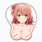 Коврик для запястья, 3d подставка для запястья, коврик для мыши с грудью, милый Настольный коврик, косплей, аниме Kawaii, коврик для мыши, Сексуальная Силиконовая женская искусственная ладонь