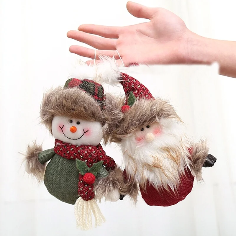 

Christmas Ornaments Cute Welcome Santa Snowman Xmas Door Hanging Decoration MF