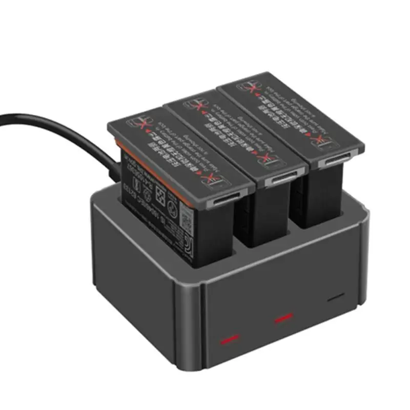 3 в 1 USB зарядное устройство type-C зарядный порт Аккумулятор ящик для DJI OSMO действие