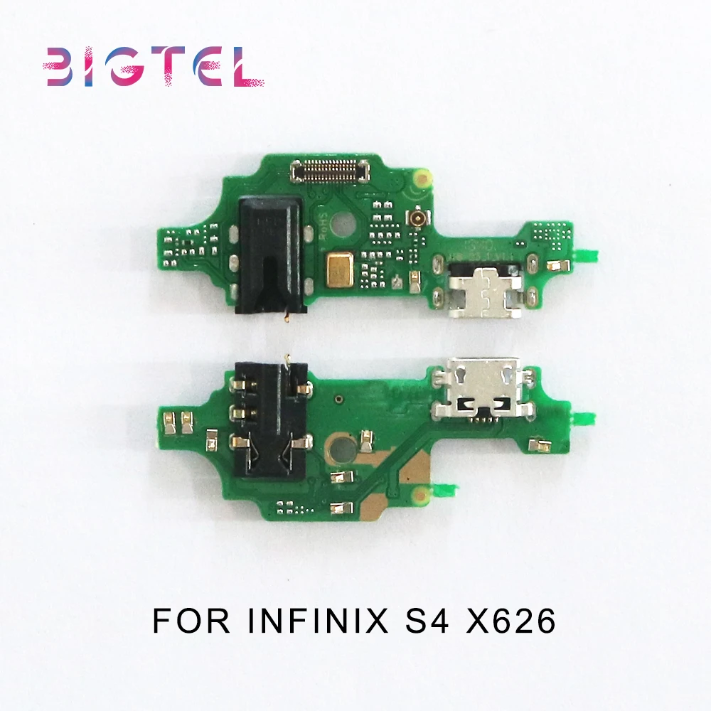 

5 Pcs/Lot Original For Infinix S4 X626 USB Charging Port Connector Board Parts Flex Cable Microphone Mic