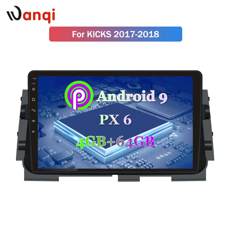 10 1 дюймов Android 9 автомобильный dvd gps навигатор для Nissan kicks 2017 2018 мультимедийный