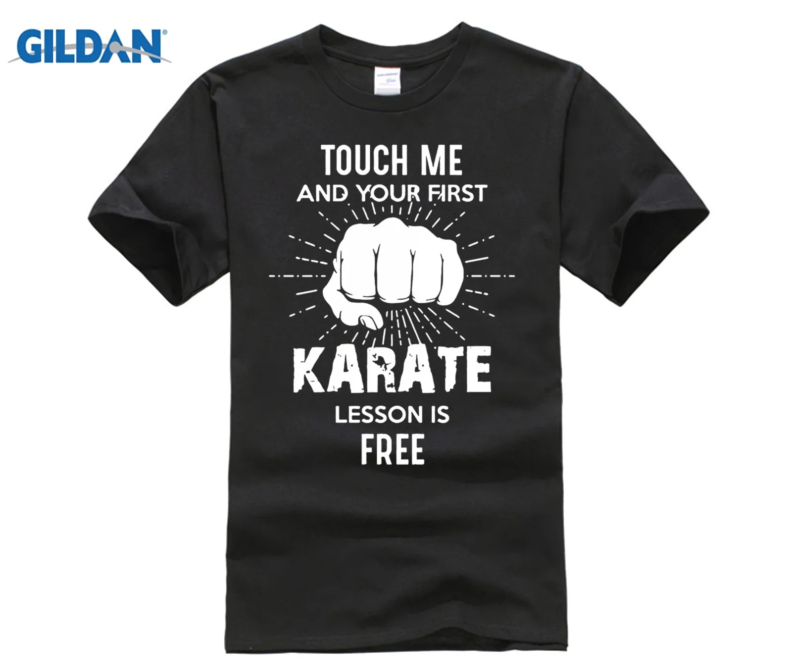 Горячие предложения Стиль Каратэ малыш ниндзя солнце мужская футболка