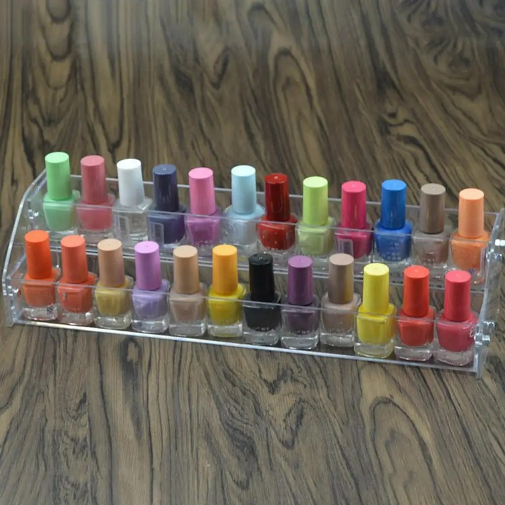 

Acrylic Nail Polish Display Stand Multi-Layer Plastic Transparent Frame Mask Lipstick Display Rack Cosmetic Storage Box