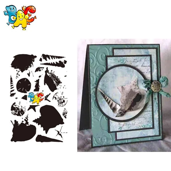 Прозрачные прозрачные штампы для скрапбукинга своими руками/изготовления карт