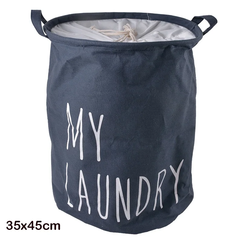 Urijk складная корзина для белья из хлопка и льна детские игрушечные ведра