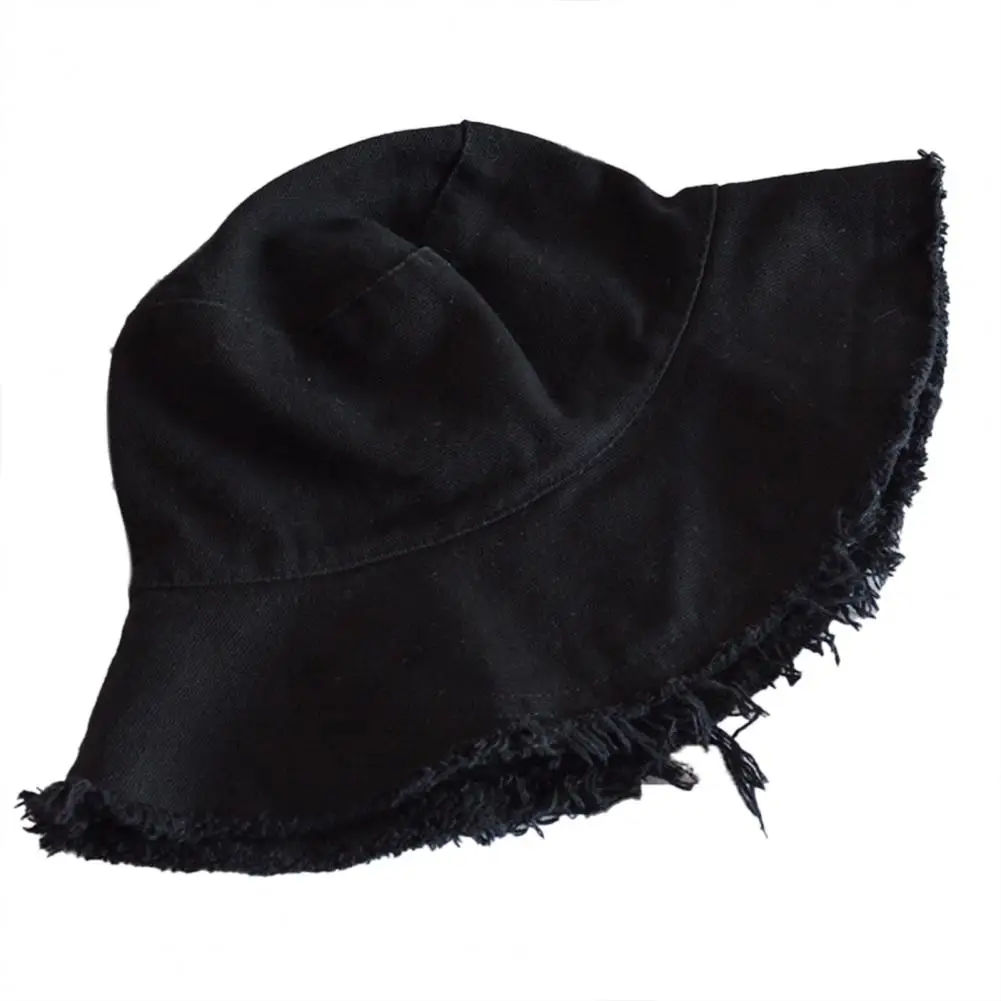 

Sunhat Sunshade Foldable Women Retro Fisherman Hat Woven Cap for Party