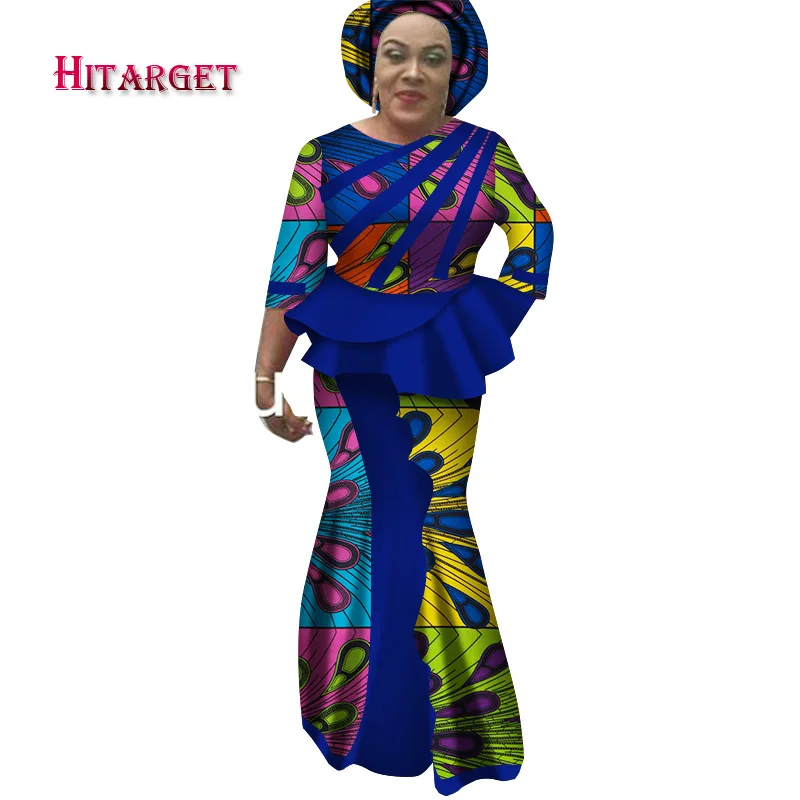 Hitarget 2020 Новые африканские Длинные Платья Для Женщин Дашики традиционный хлопок