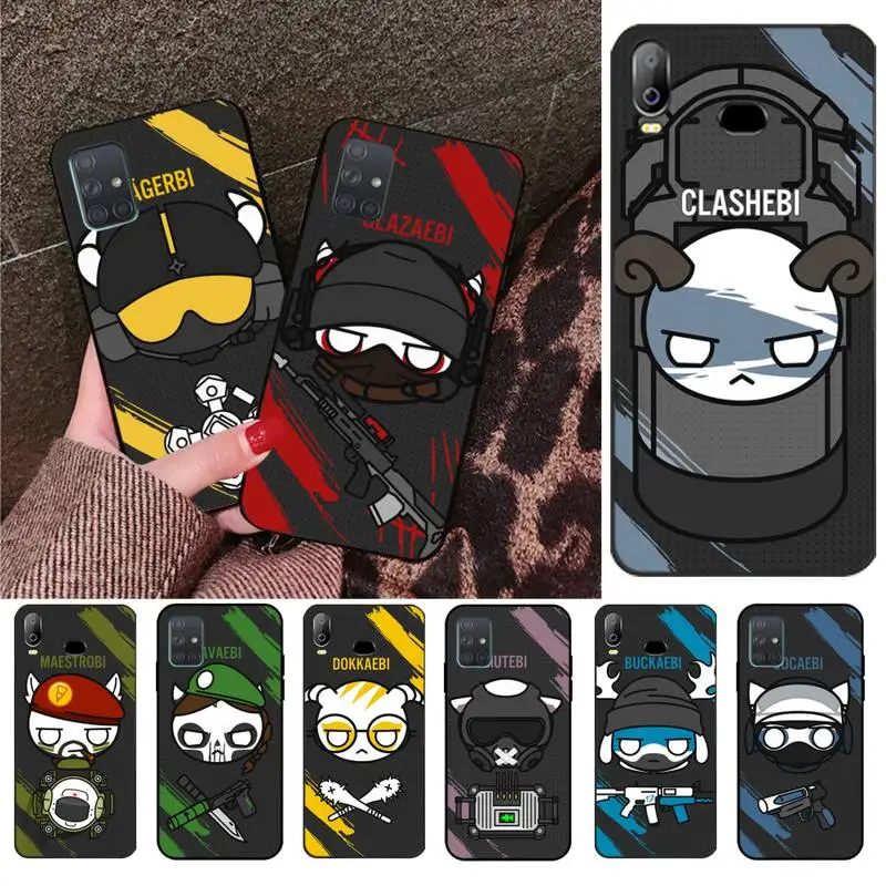 Радуга шесть осада чехол типа &quotсделай сам&quot для телефона Samsung Galaxy A01 A11 A31 A81 A10 A20