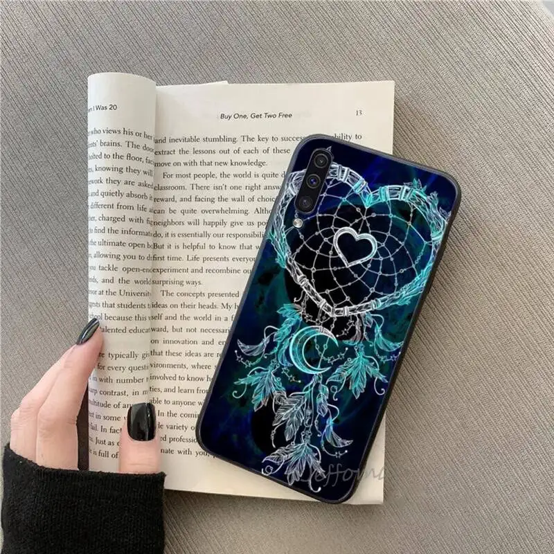 

Retro Flower Dreamcatcher Phone Cases For Samsung galaxy S note 7 8 9 10 20 fe edge A 6 10 20 30 50 51 70 lite plus Soft Funda