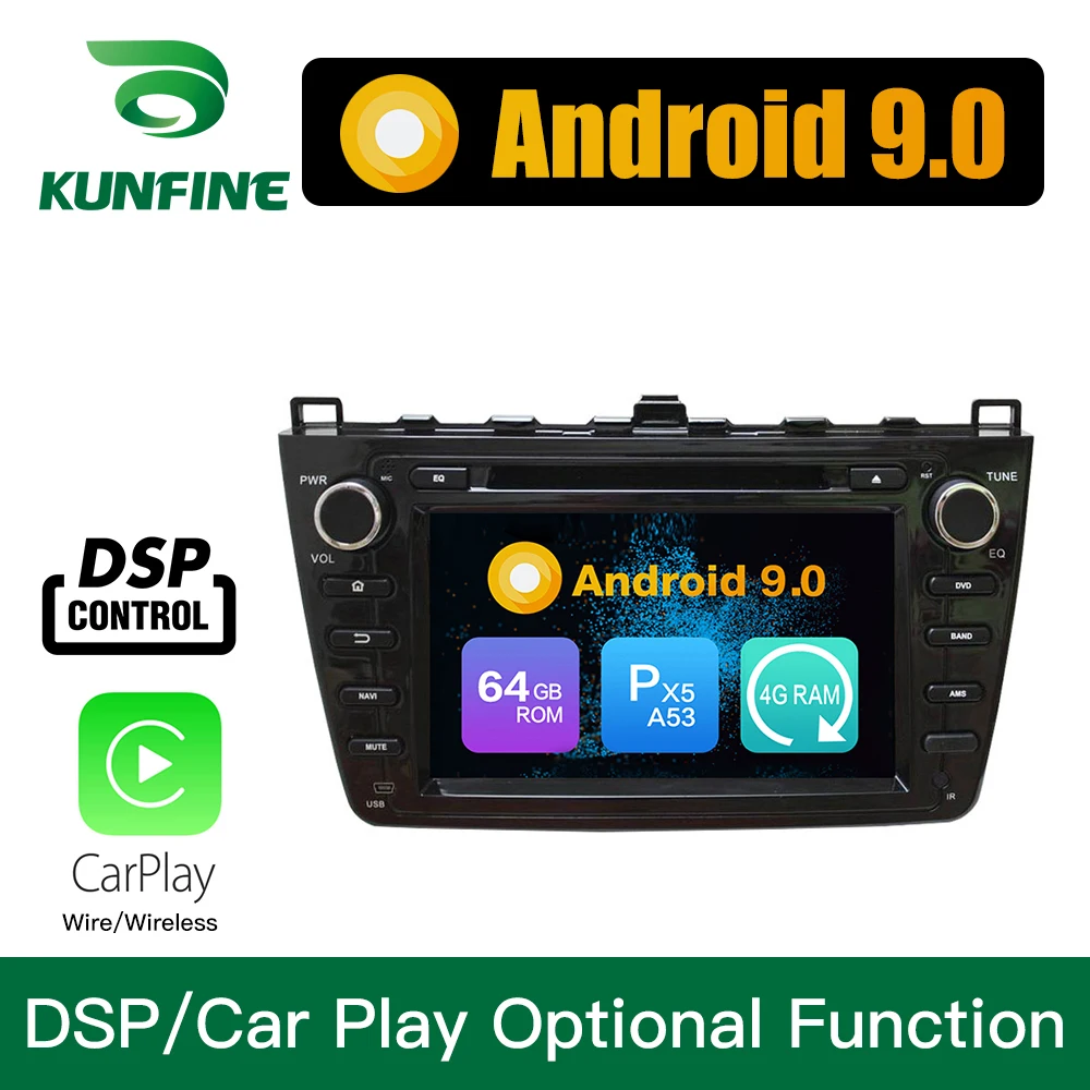 Android 9 0 Восьмиядерный 4 Гб ОЗУ 64 ПЗУ автомобильный DVD GPS навигатор мультимедийный
