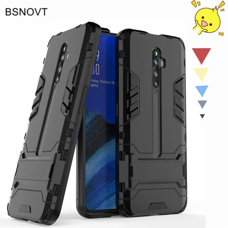 Для OPPO Reno2 F чехол держатель для телефона Жесткий ПК тяжелый бронированный анти