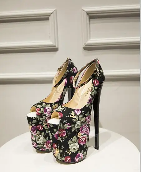 LLXF/туфли для трансвеститов; zapatos mujer; пикантные туфли на шпильке 22 см; туфли на платформе с пряжкой; женские свадебные туфли-лодочки; Летние босоножки