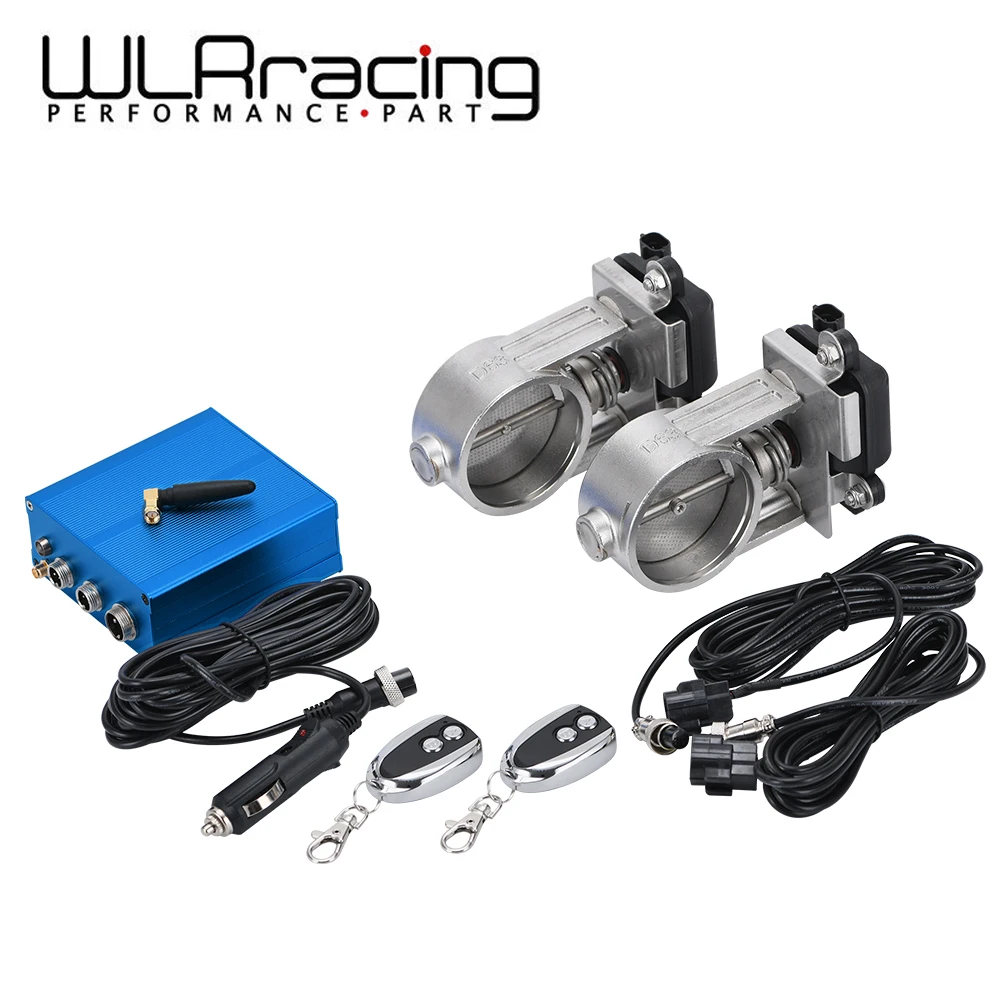 WLR RACING 2 5 &quot / 63 мм вакуумный Выпускной вырез Электрический контрольный клапан