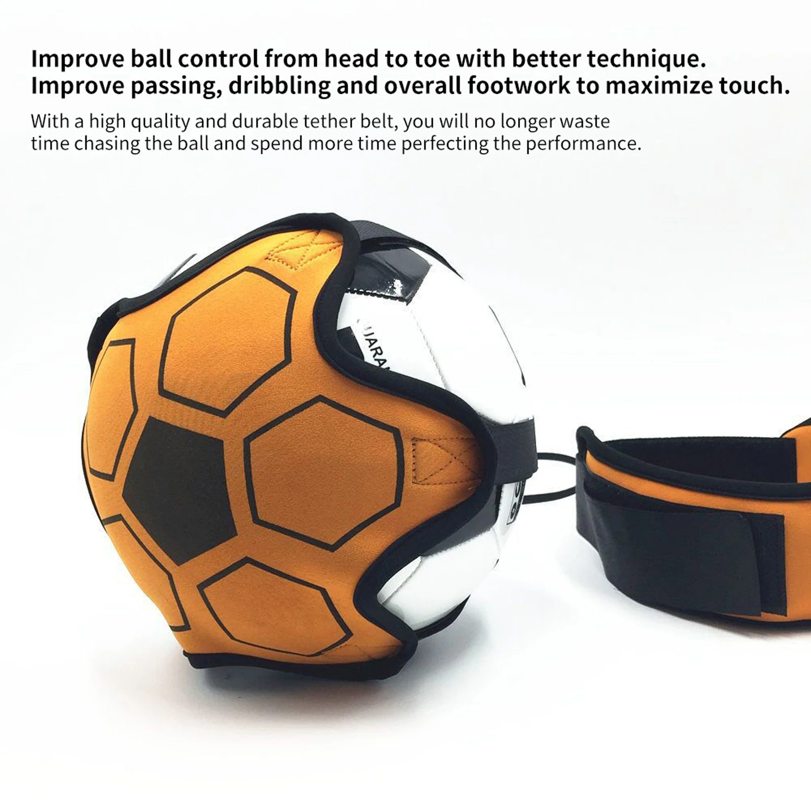 

Soccer Ball Juggle Bags Children Auxiliary Circling Belt Kids Football Training Equipment Kick Solo Soccer Trainer Football Kick