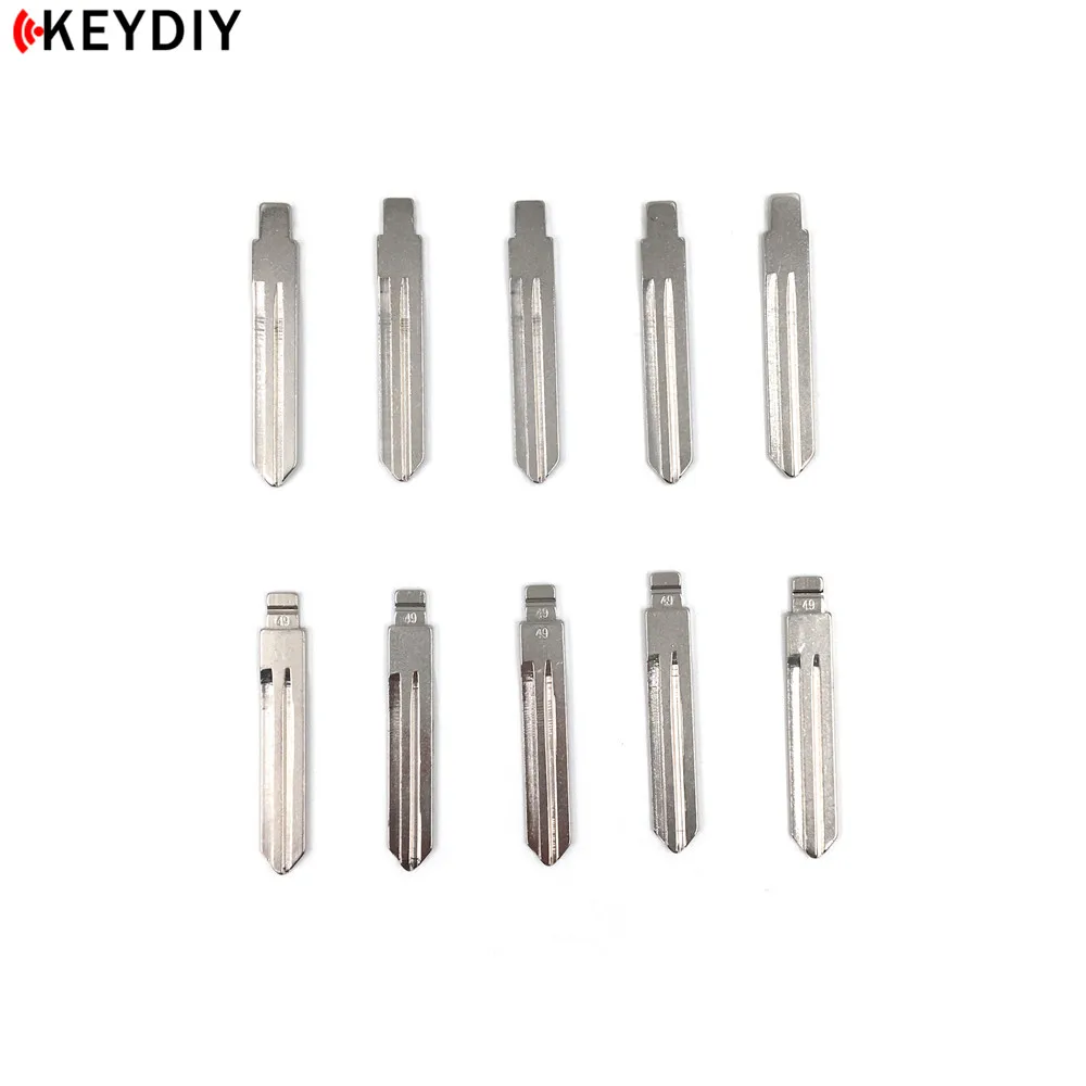 KEYDIY 10 шт./лот металлическая заготовка необработанный откидной ключ KD/Xhorse с