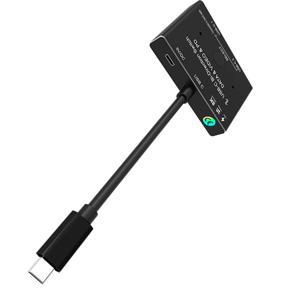 1x2/2x1 USB C KVM двухсторонний переключатель 3 1 разветвитель для передачи данных и
