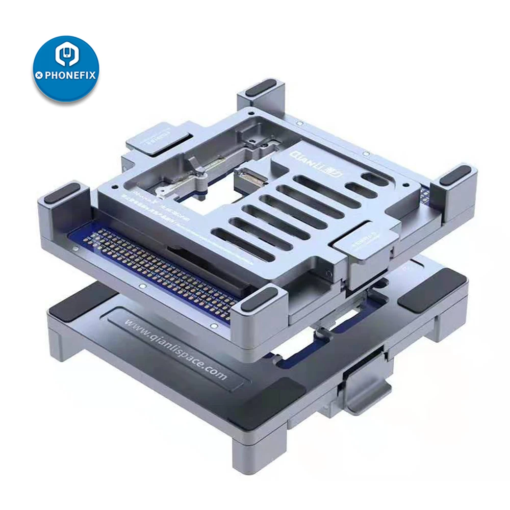 

QianLi iSocket for iPhone X Motherboard Fixture Double Side Logic Board Fixture Upper/Lower Layering Platform Motherboard Repair