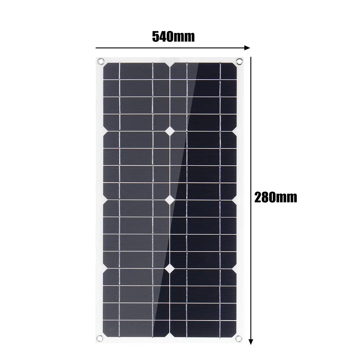 Дешево 100W Панели солнечные комплект полный 18V 12V Usb-камера с флеш-картой памяти 10/30/50A контроллер панели солнечных батарей для автомобилей яхты мобил...
