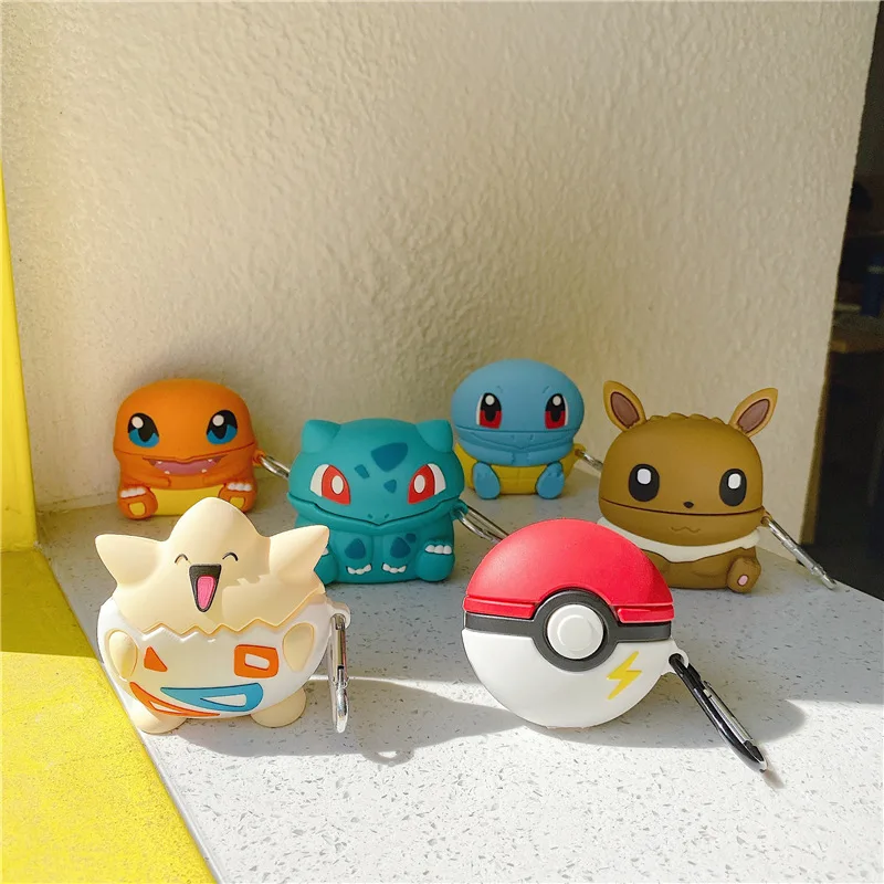 Для AirPods Pro Чехол Pokemon Go Ball Мультфильм Монстр Bluetooth беспроводные наушники чехол для