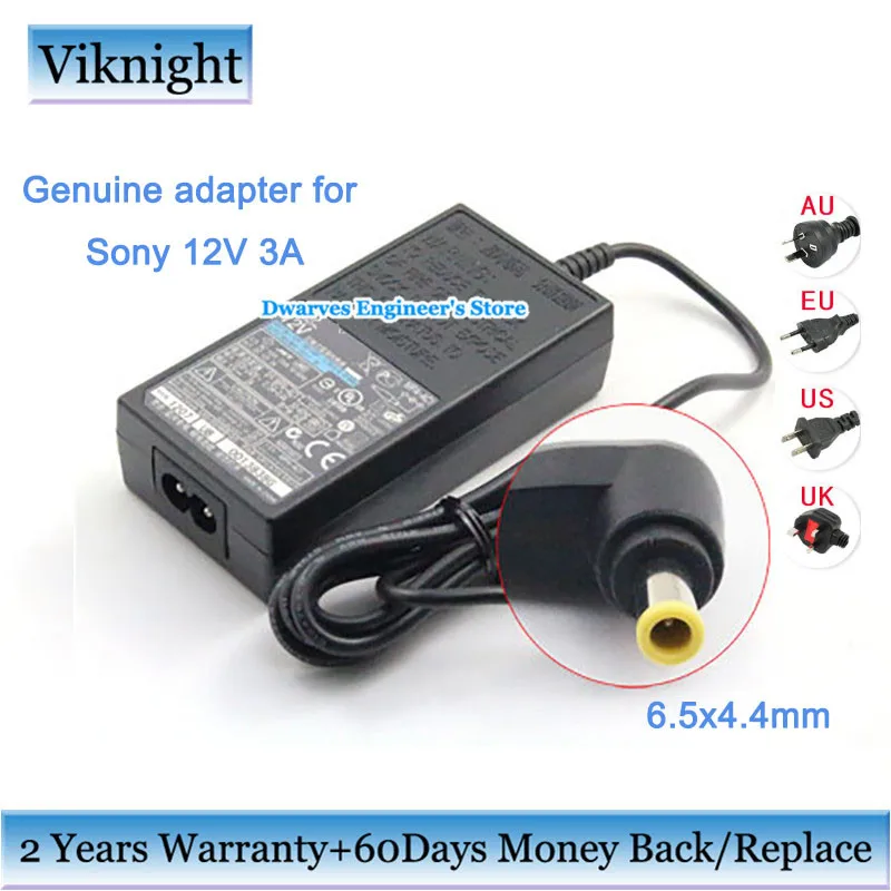Оригинальный блок питания переменного тока 12 В 3 А 36 Вт для SONY|adapter for toshiba|ac adapter