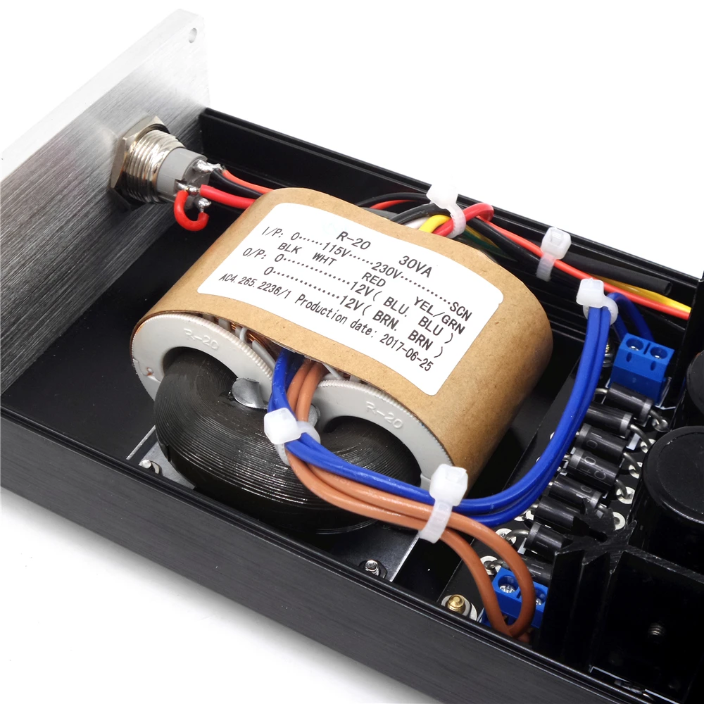 D10 двойной выход 30 Вт регулятор Линейный источник питания DC12V 2.5A DC24v ламповый предусилитель аудио декодер профессиональный адаптер питания