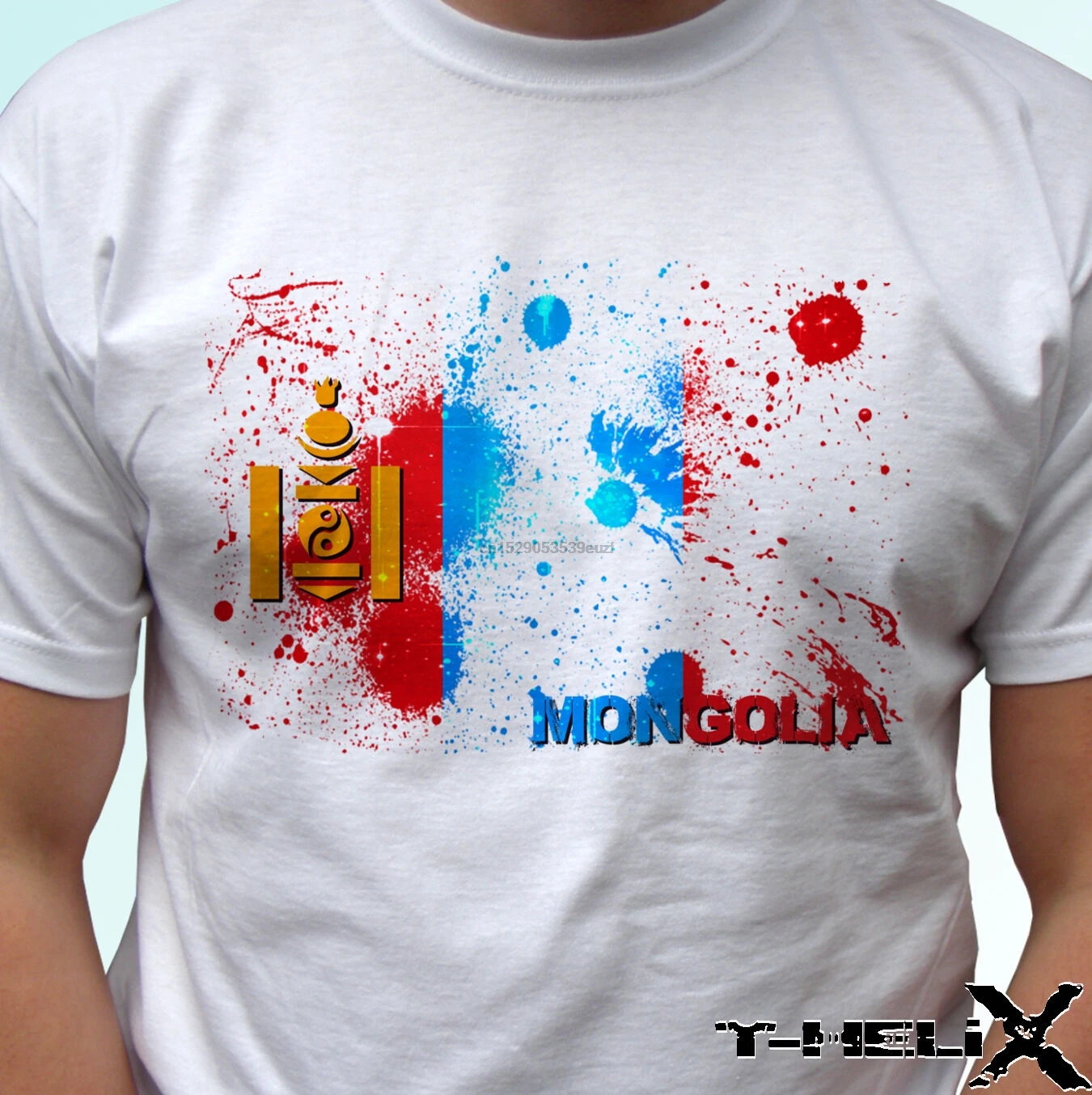 Женская/детская белая футболка стиль кантри