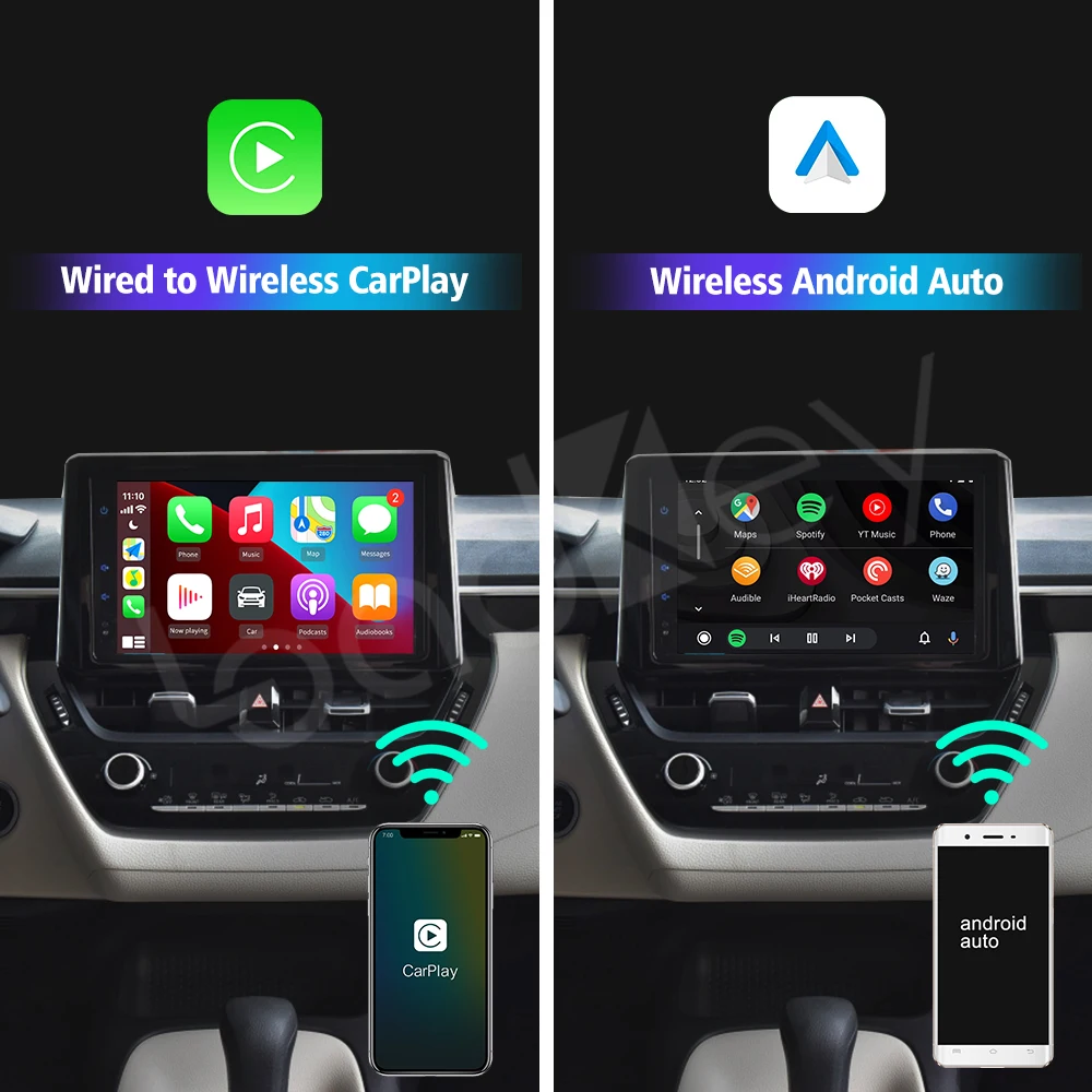 Carlinkit 3 CarPlay Ai Box беспроводной Apple Android авто для Audi Bmw Mazda Toyota Netflix TV 4G LTE 128G TF GPS |