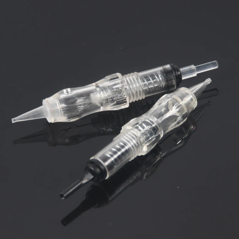 

50PCS Tattoo Needles Permanent Makeup Cartridges For dermografo Machine Kit Eyebrow Needle for PMU Machine Black Pearl Machine