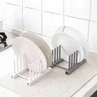Кухня блюдо тарелки кастрюли крышка простой дизайн ABS Материал сушки сливной держатель пластиковый стеллаж для хранения, полка для микроволновой печи, аксессуары