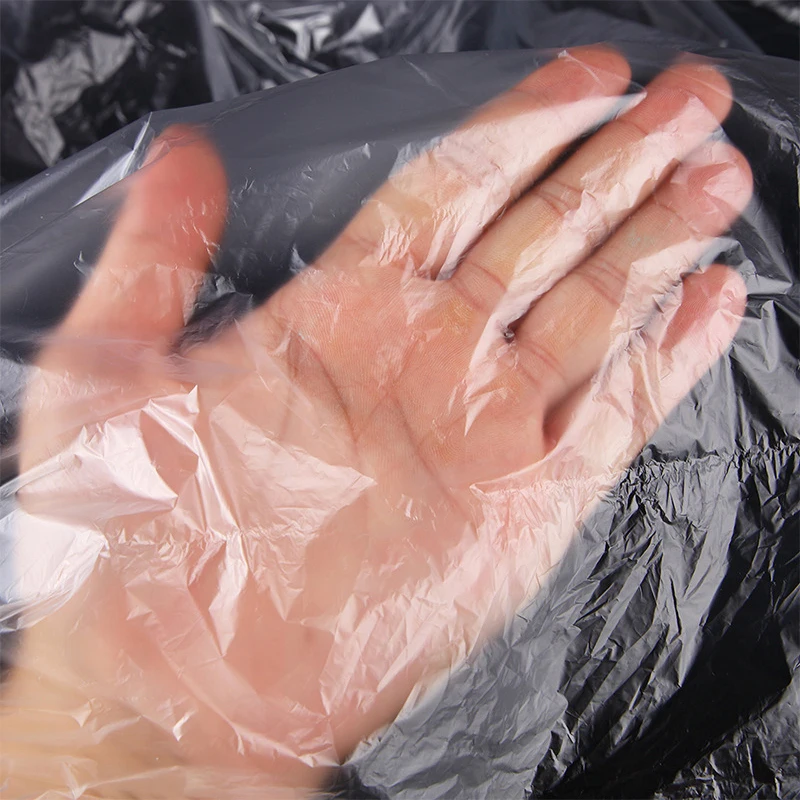 

50cs Plastic Waterproof Film Special for Hair Salon Thinner and Lighter Design New Disposable Transparent Shawl